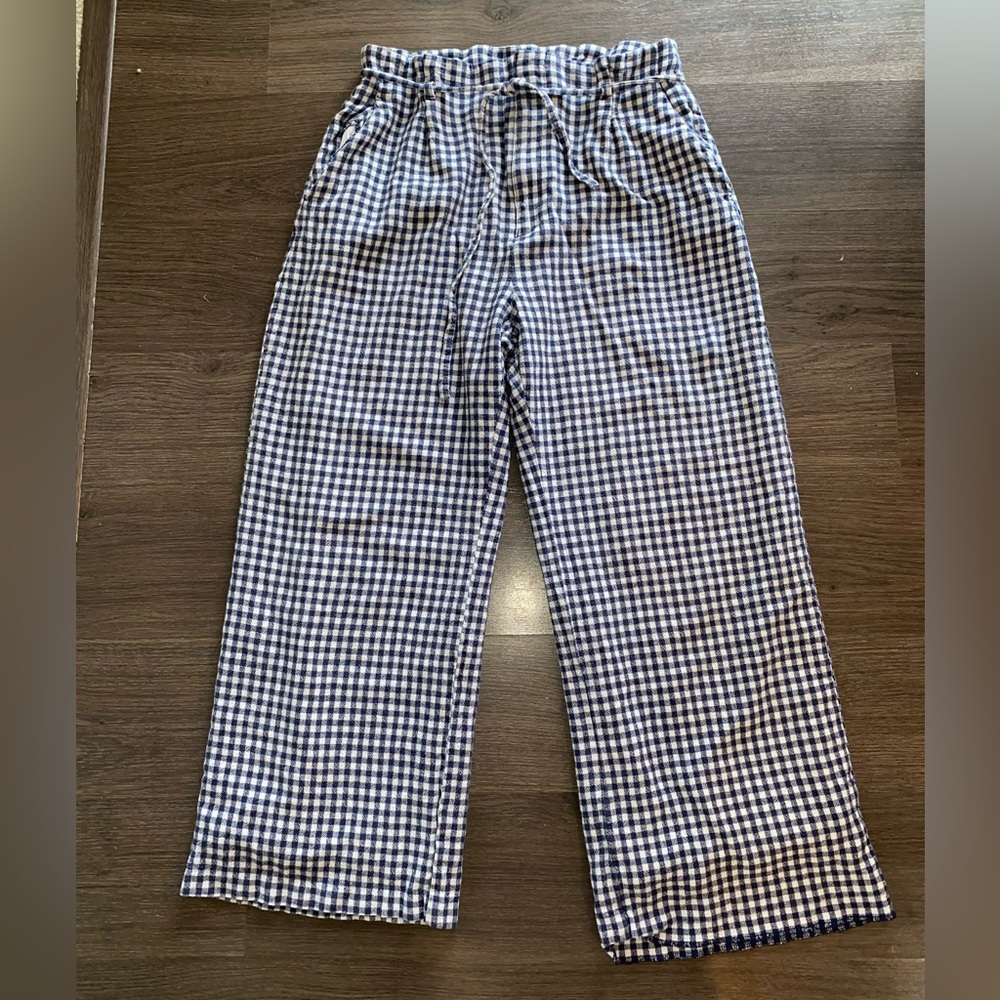 Abercrombie & Fitch Black and White Checkered Pants